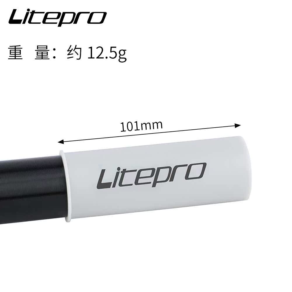 LP Litepro折叠车坐管保护套33.9座杆防刮花衬套座管防滑纹理胶套-图2