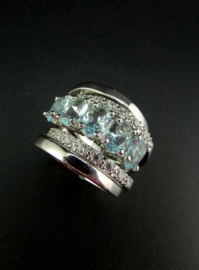 小众百搭戒指微镶锆石设计感女