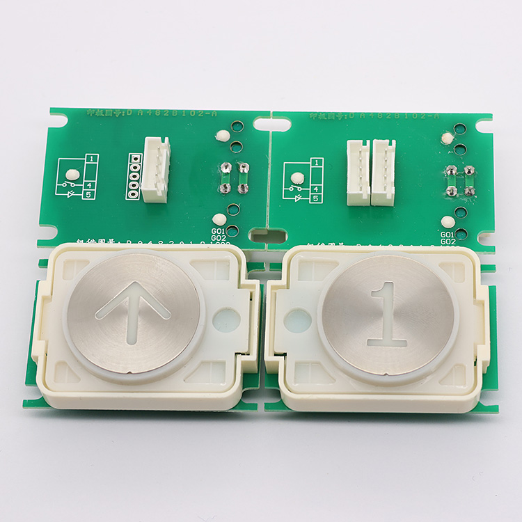 电梯按钮DA482A101G01G03凌云2电梯双插单插MTD482适用于三菱电梯 - 图2