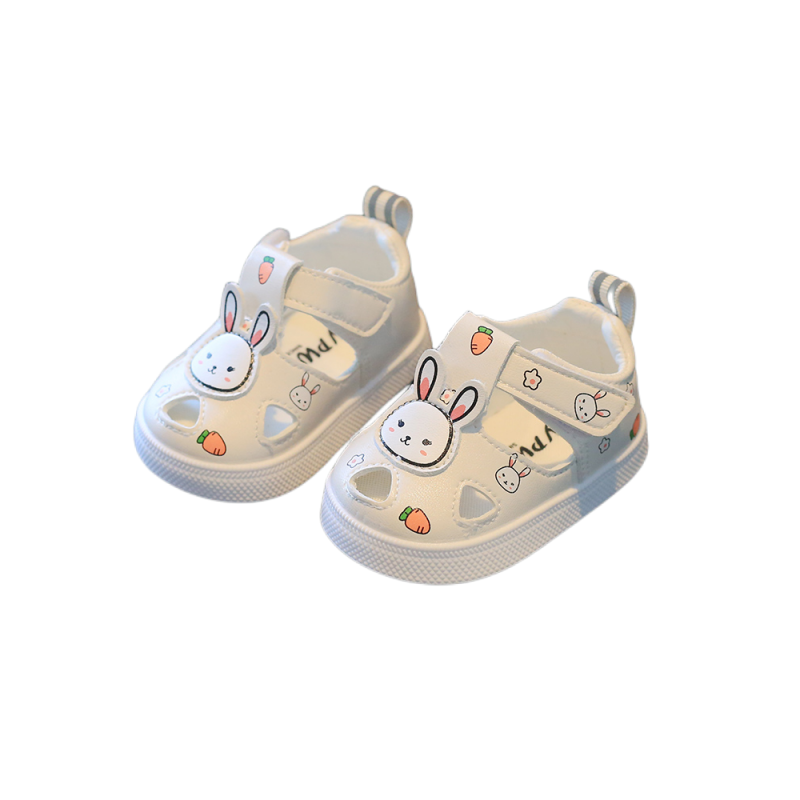 婴儿鞋夏款软底防掉6到12个月8可爱卡通男女宝宝学步鞋透气步前鞋-图3