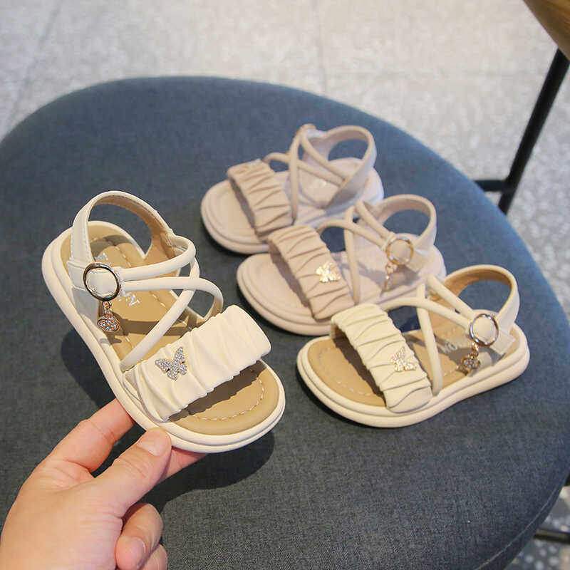 女童凉鞋2一7岁夏季新款罗马鞋小女孩公主鞋软底休闲沙滩鞋中小童,淘宝优惠券,粉丝福利购,淘宝优惠卷