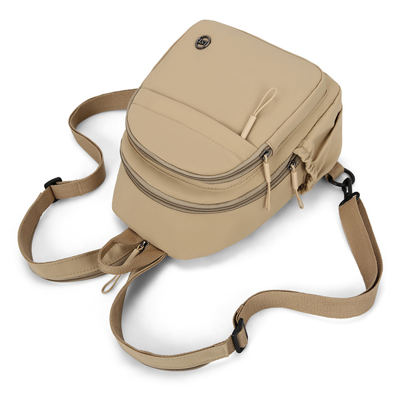 时尚迷你双肩包胸包防泼水两用包尼龙小巧轻便多口袋设计女士背包,淘宝优惠券,粉丝福利购,淘宝优惠卷