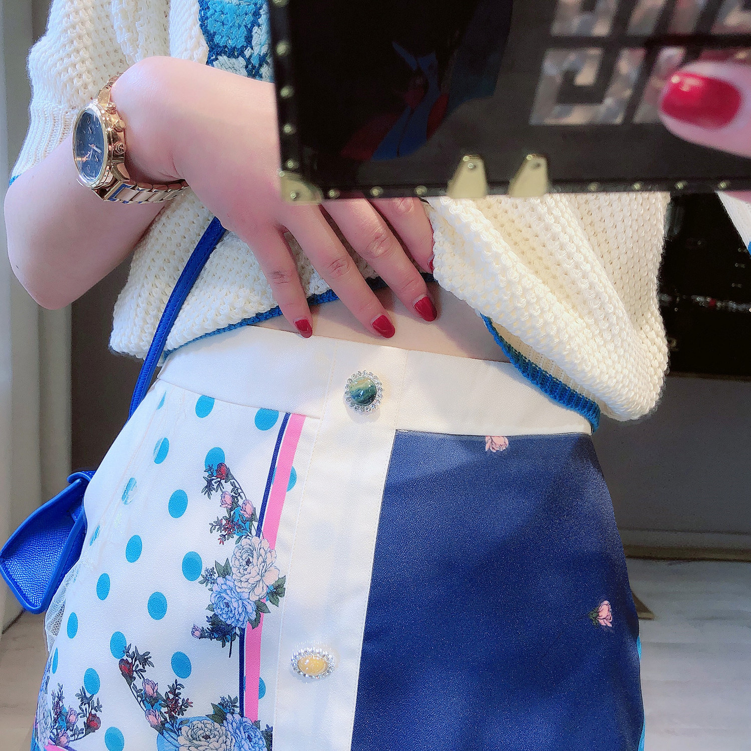 only you2020夏装韩版高腰半身裙 ONLY YOU只有你 定制半身裙