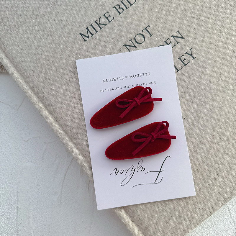 Little Ran儿童新年可爱刺绣发夹女童刘海碎发bb夹侧边宝宝发卡,淘宝优惠券,粉丝福利购,淘宝优惠卷