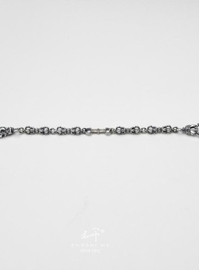 主师情侣银质暗黑时尚百搭