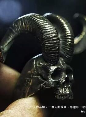 新款戒指主师925银情侣羊角