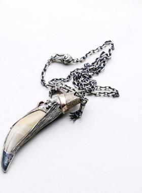 手工制作项链主师纯银情侣