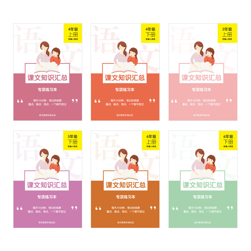Summary of knowledge from volumes 1 and 2 for grades 4, 5 and 6