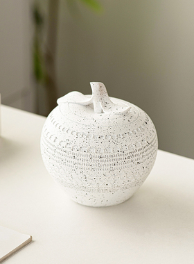 树脂苹果摆件现代简约家居装饰摆件客厅桌面艺术工艺品圣诞节礼物