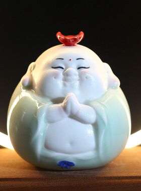 猫摆件子招财猫客厅装饰品办公室