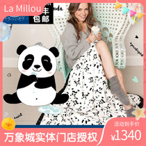 La Millou Lamilo Flag Ship Store Bean Blanket Spring Autumn Baby Appeasement Lid Blanket Four Seasons Adults Bean Bean Quilt