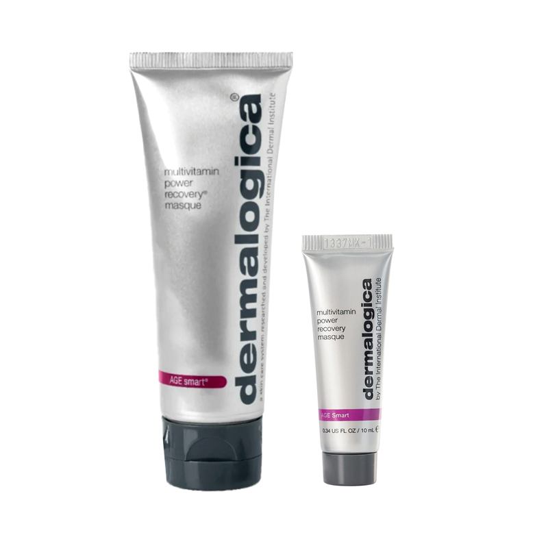 保税！Dermalogica德美乐嘉焕彩水光多维面膜去黄提亮75ml+10ml*3-图3