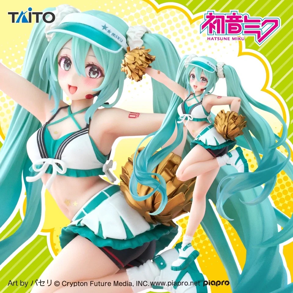 正版现货TAITO Fashion时装初音未来miku啦啦队制服校服景品手办 - 图0