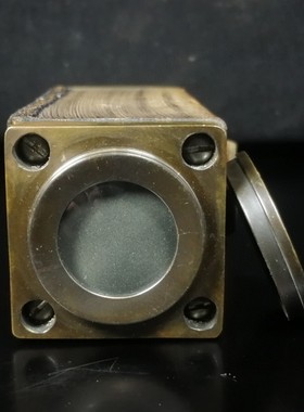 印度进口纯铜复古怀旧欧洲西洋古董摆件大号模型摄影道具望远镜