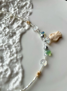 天使圣光  白色项链 是最特别的人一只童手作原创小众款设计项链