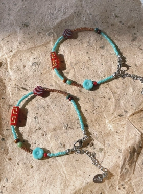 情侣手链闺蜜手链国风小众