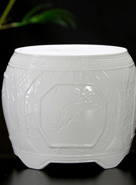 梅兰竹菊四君子陶瓷底座