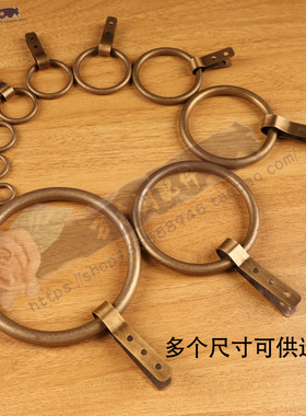 黄铜仿古圆环画框挂钩吊环挂件