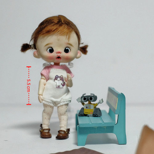 ob11娃衣 爬爬服时尚套装12分BJD出逃体GSC阿巳ymy幼体小铃铛UF体 - 图0