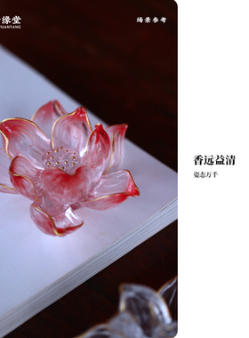 琉璃莲花金蕊涂金贴金工艺