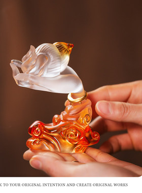 心缘堂琉璃佛手观音四十二手香插香器贴金佛堂摆件家用客厅送礼