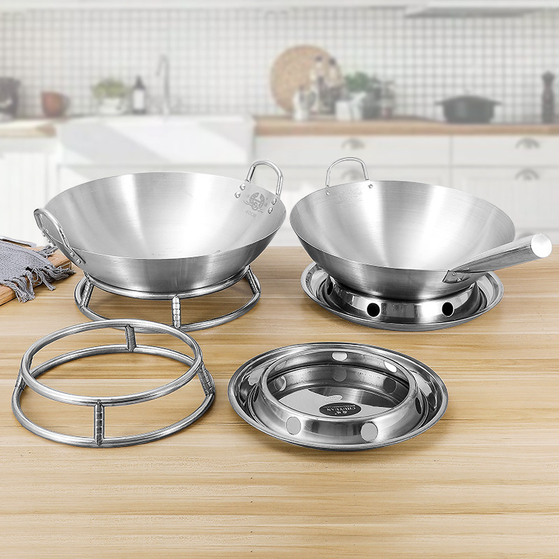 加厚不锈钢圆管锅架双层锅垫放锅架子炒锅架隔热防烫置物架油漏架,淘宝优惠券,粉丝福利购,淘宝优惠卷