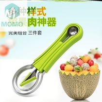 Cut melon Divine Instrumental Opener Water Fruit Knife Cut Watermelon Divine Instrumental Fruit Digger Cut Flowers Pick Up Meat Carved with Pulp Cutter