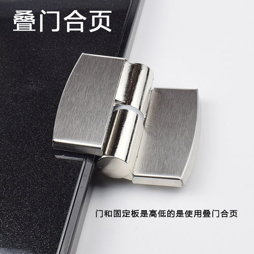 包邮公共厕所卫生间隔断自动关闭门合页常规不锈钢普通款平叠铰链 - 图1