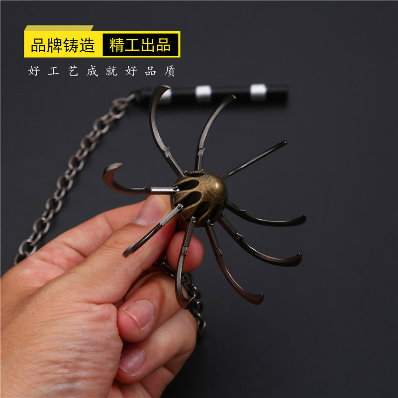 盗墓笔记周边武器模型张起灵黑金古刀带鞘儿童玩具金属桌面剑摆件