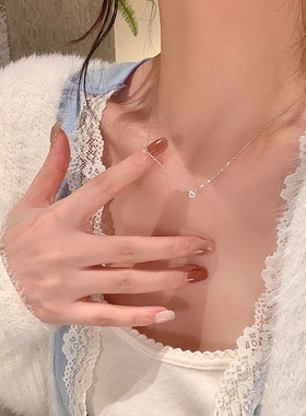 十字架钛钢项链锁骨链