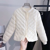 Winter School Uniform Liner Theorizer Thickened Cotton Coat Female interior wear light and thin collar to wear down cotton jacket with small cotton padded jacket