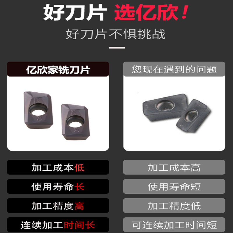 不锈钢304L/316L专用铣刀片R0.8钛合金R5r6钢件1135/1604专用刀粒 - 图1