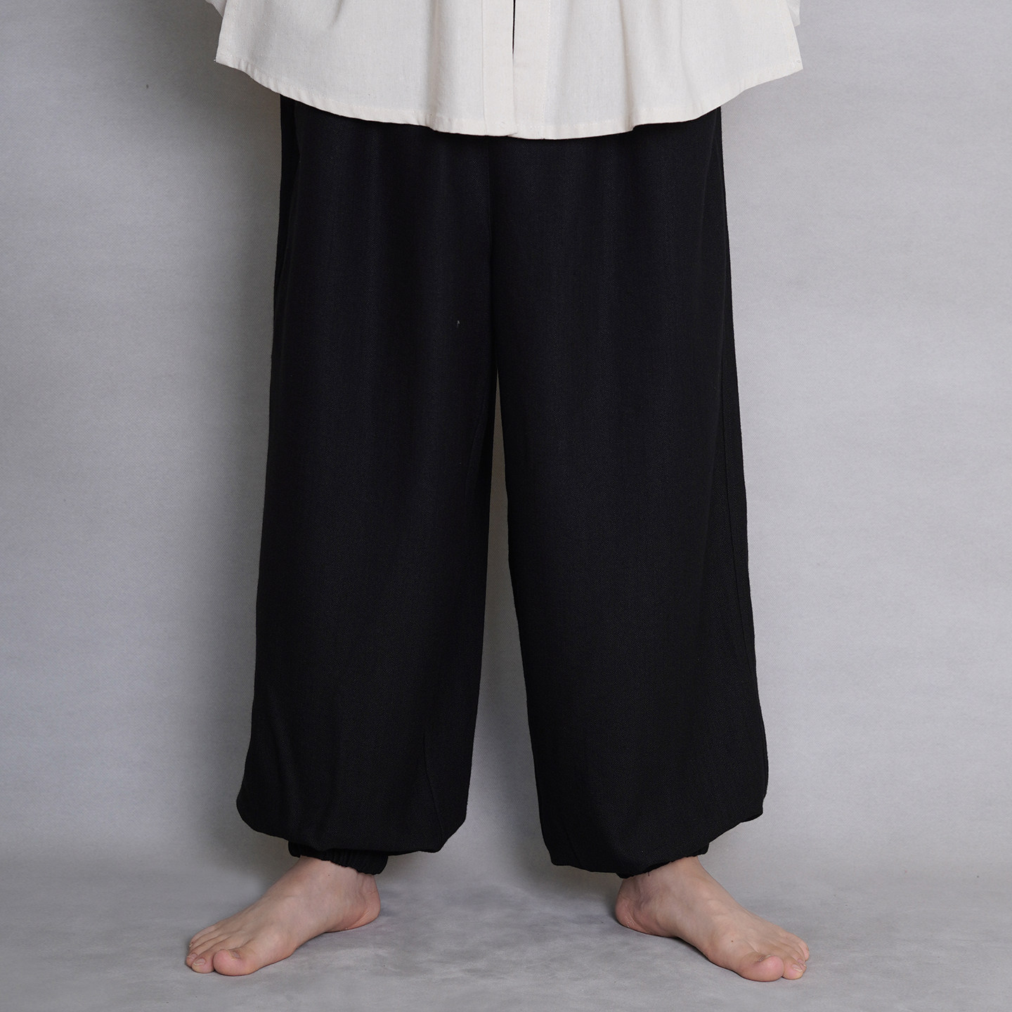 青山渐改良日常汉服宽松版型大裆裤国风素色布料灯笼裤男女春秋款,淘宝优惠券,粉丝福利购,淘宝优惠卷