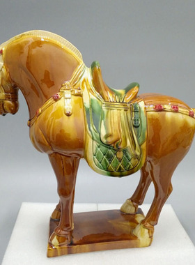 唐三彩马陶瓷客厅非物质文化遗产