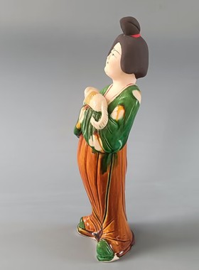 巩县窑仕女古典陶瓷贵妇俑艺术品