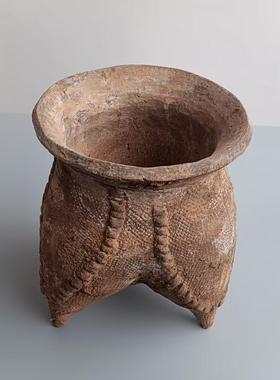 仿古陶器摆件陶鬲陶鬶陶鼎艺术品