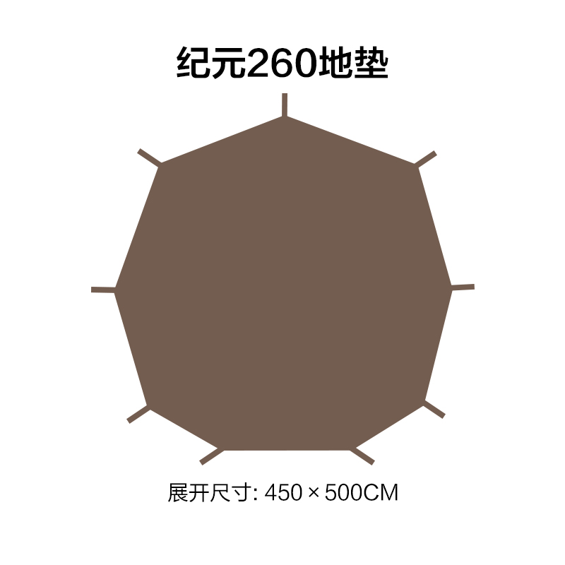 牧高笛精致露营棉布帐篷地席防水防潮地席地垫 - 图1