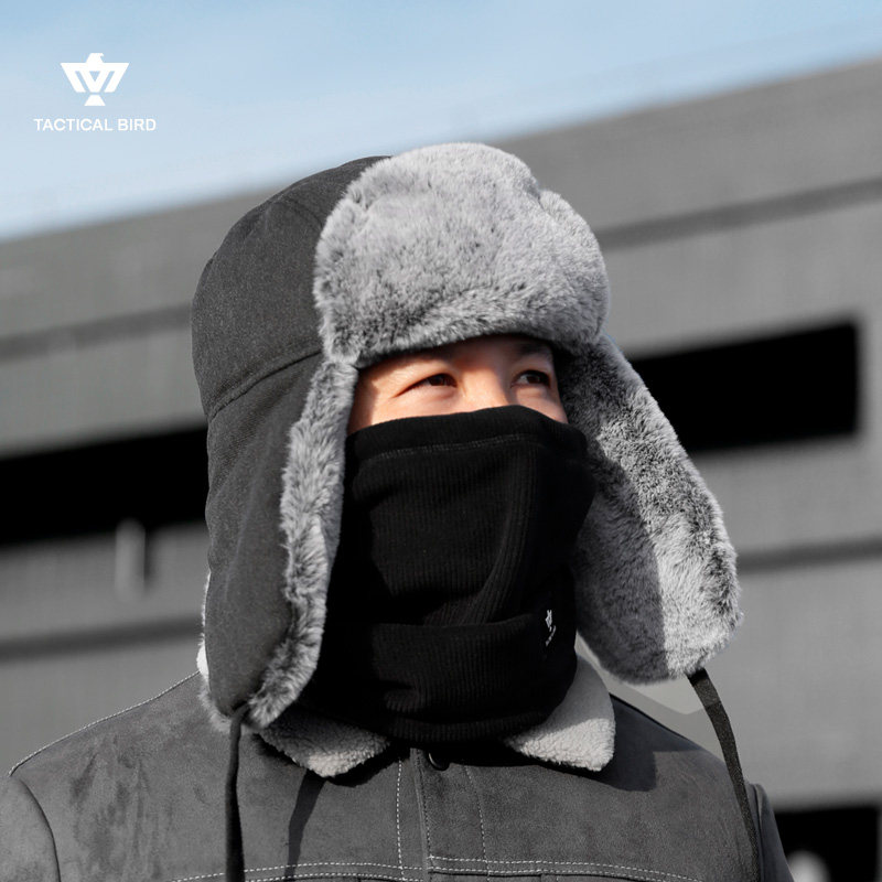 战术鸟冬季骑车保暖帽男骑行防寒防风雷锋帽户外加绒东北加厚护耳,淘宝优惠券,粉丝福利购,淘宝优惠卷
