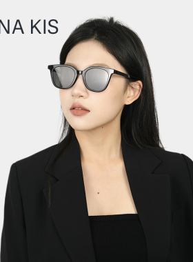 圆脸小框百搭显脸小墨镜黑色高级