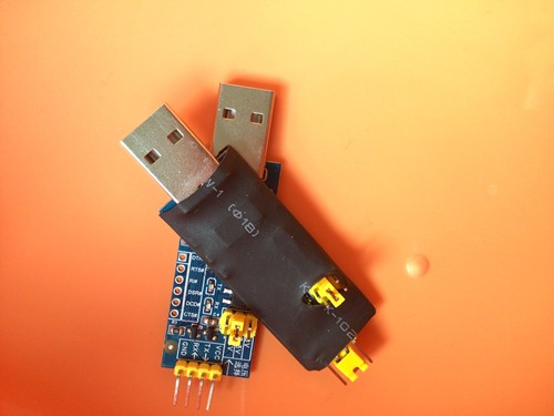 USB转TTL串口小板5V/3.3V/1.8V电平 下载烧录线FT232RL串口板模块 - 图0