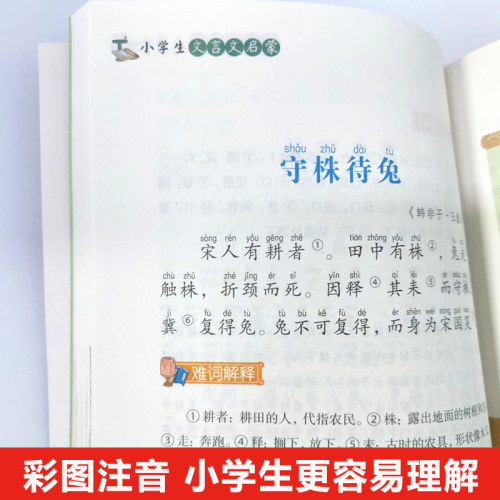 小学生必背文言文阅读与训练手册3三4四5五6六年级文言文入门阅读理解起步大全语文书必备经典诵读古诗文读本小升初小古文启蒙翻译 - 图2