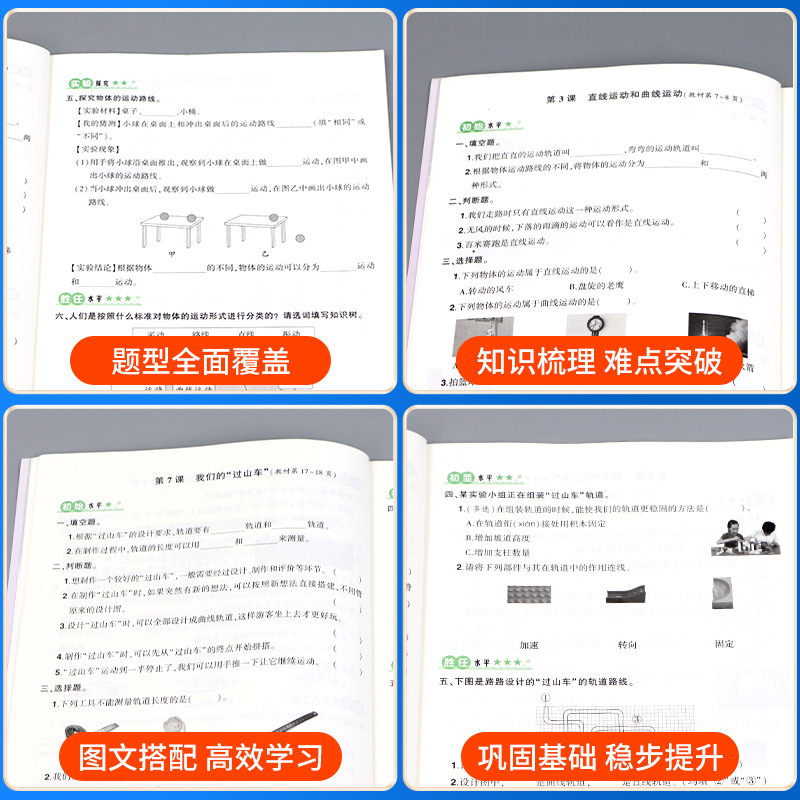 2024小学创优作业100分三四五六年级上册下册科学教科版课本配套同步练习册状元成才路课本配套单元测试卷期末资料小学课时作业本 - 图2