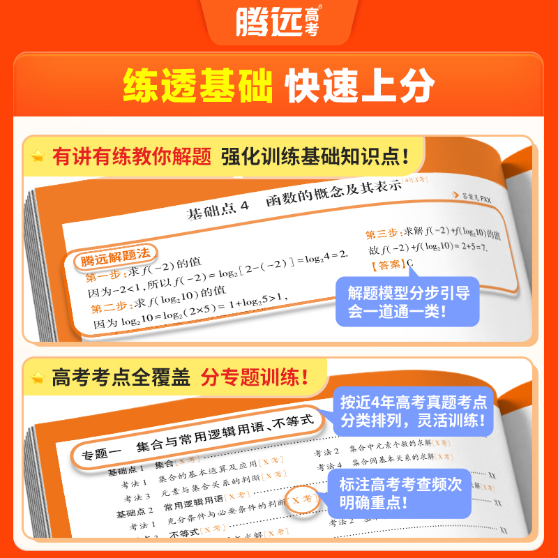 2025版腾远高考高考基础题高三教材一轮复习资料真题模拟题基础2000题高考高中语文数学英物化学生物政治历史地理解题达人-图2