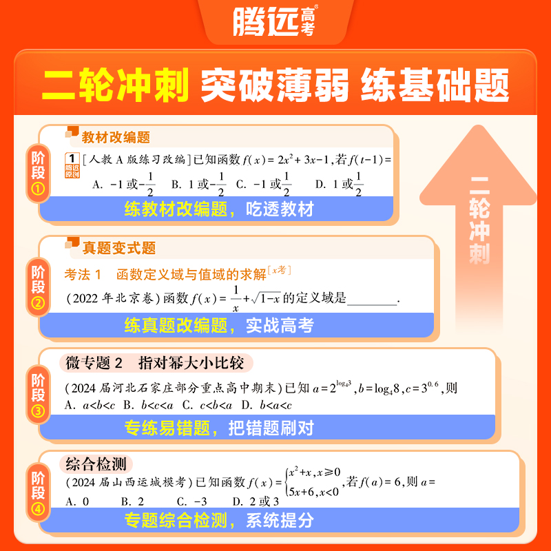 2025版腾远高考高考基础题高三教材一轮复习资料真题模拟题基础2000题高考高中语文数学英物化学生物政治历史地理解题达人-图1