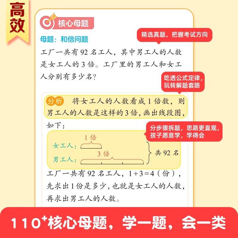 作业帮 小学数学公式定律速查手册一二三四五六年级通用核心母题巧算速算便携口袋书字典人教通用知识点速记考点公式大全