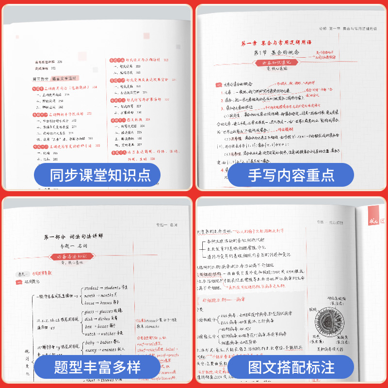 新教材2024版衡水重点中学高中状元手写笔记语文数学英语物理化学生物政治历史地理全国版新高考一轮二轮复习高三高考总复习资料 - 图2