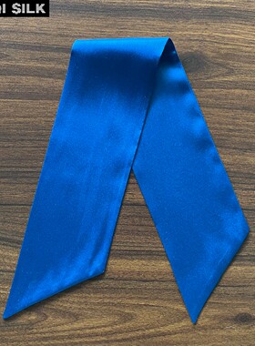 mini真丝小丝巾手腕巾发带围脖简约无蝴蝶结装饰飘带配饰可定制尺