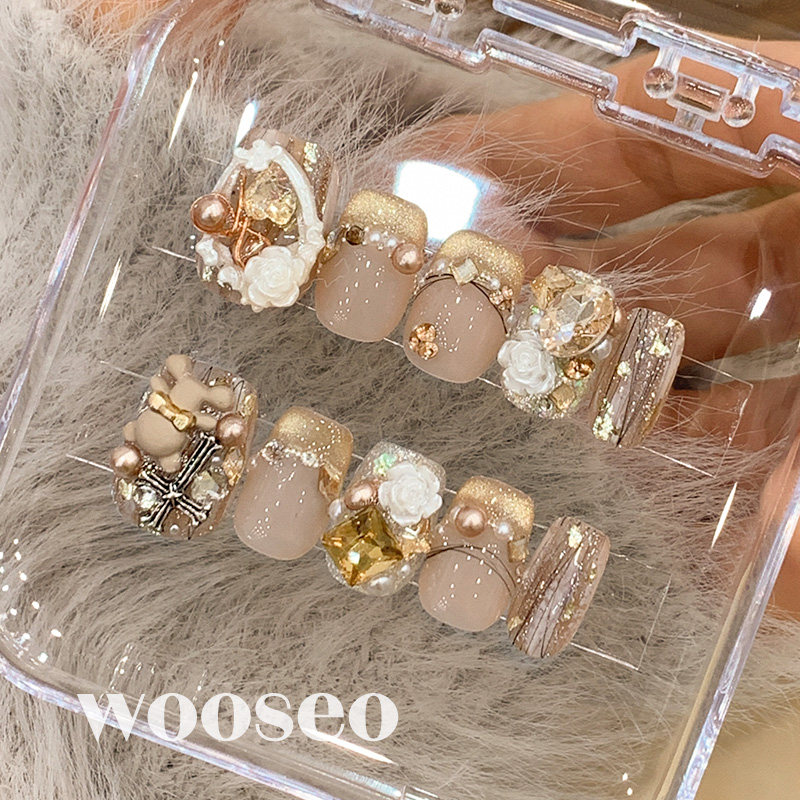 甲片穿戴甲短款轻奢高级感穿戴美甲2026新款爆款精致手工指甲贴片,淘宝优惠券,粉丝福利购,淘宝优惠卷