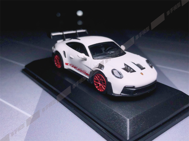 TW迷你切Tarmac 1:64保时捷911 992 GT3 RS合金超跑汽车模型-图0