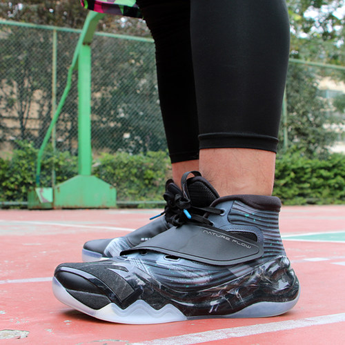 安踏篮球鞋kt6汤普森6代2024春款高帮碳板实战耐磨防滑篮球战靴男-图3